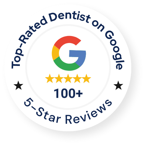 Top Rated Dentist on Google badge