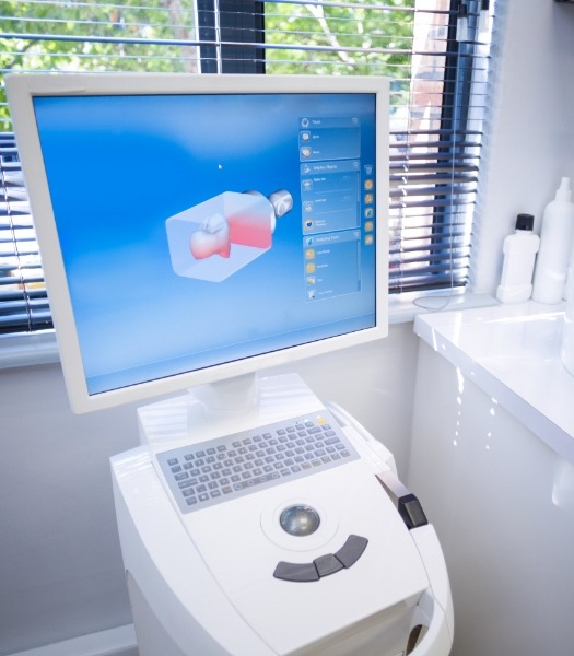 CEREC one visit dental crown restoration system