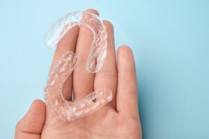 Clear aligners. 